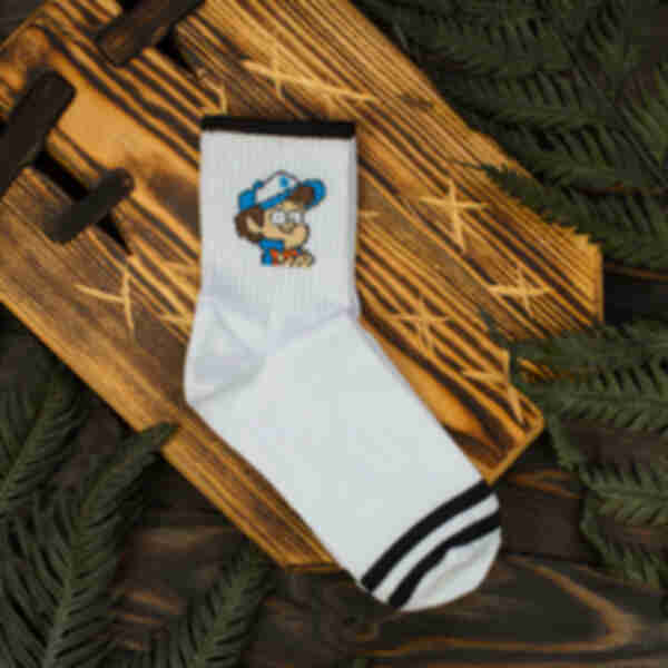 Шкарпетки Діппер • Одяг в стилі Гравіті Фолз • Подарунки фанату Gravity Falls