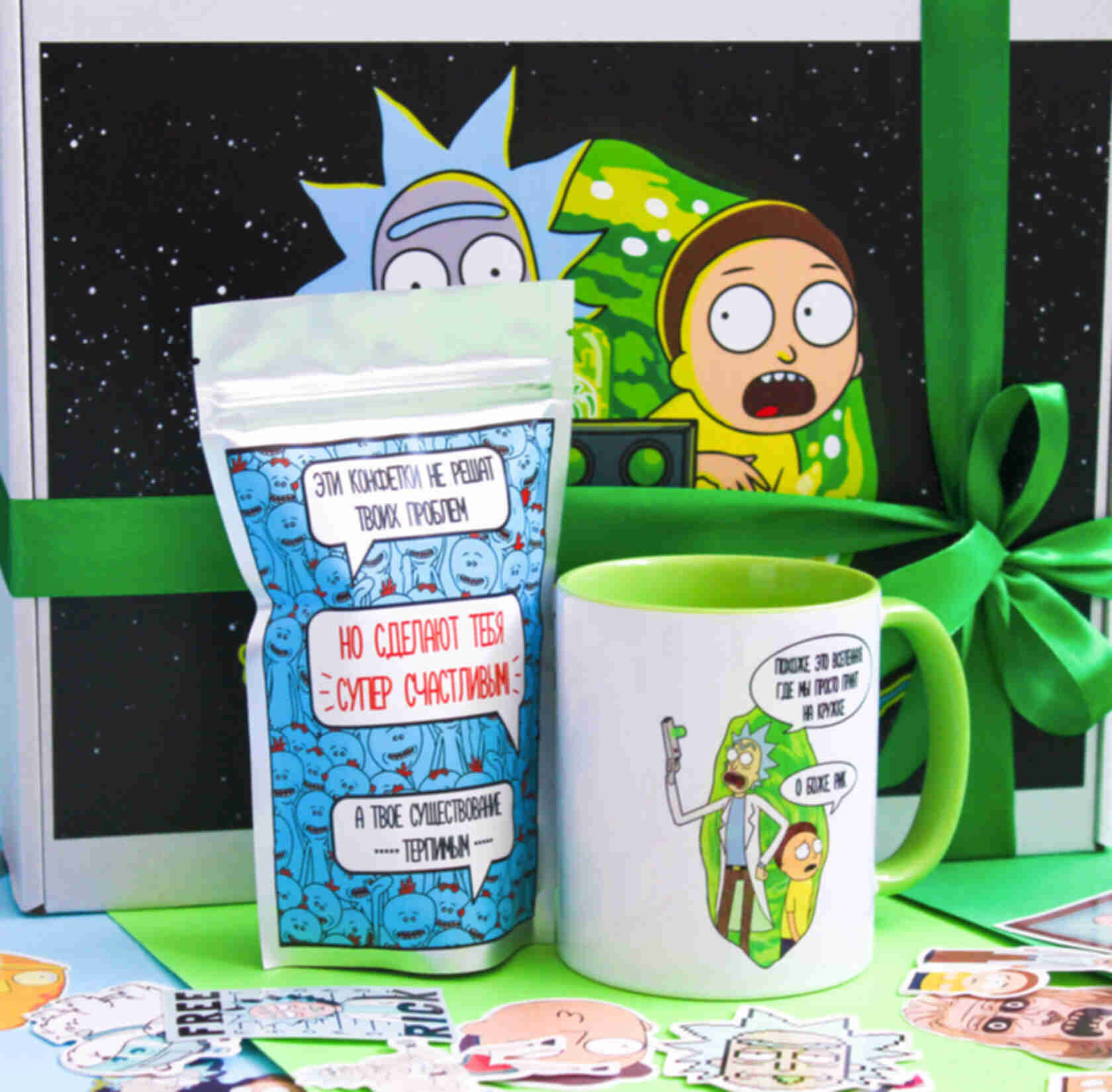 Бокс • premium • Рік і Морті • Подарунковий набір за мультсеріалом Rick and Morty Фото №3