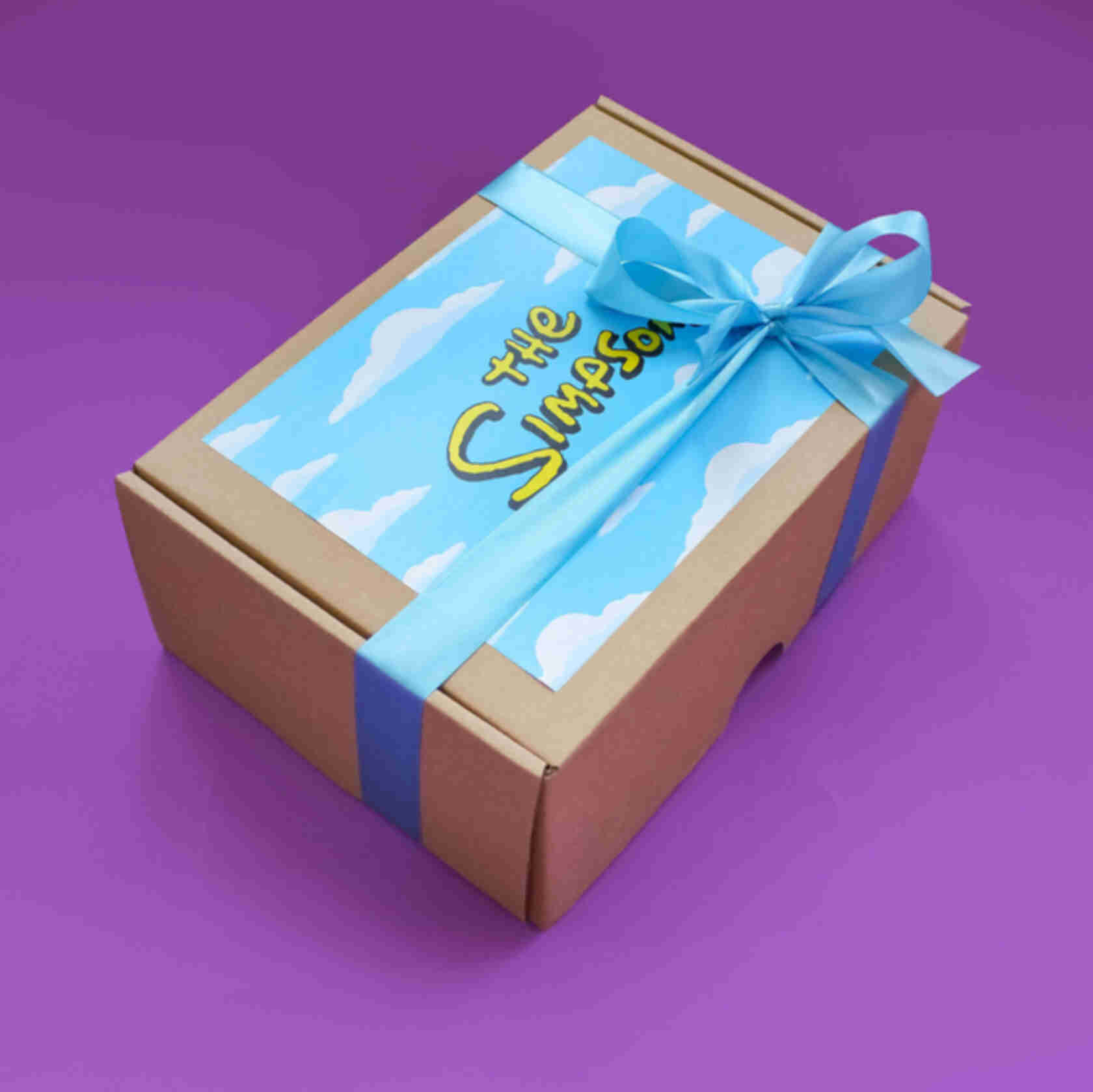 Подарункова коробка с декором • The SimpsonsФото №5