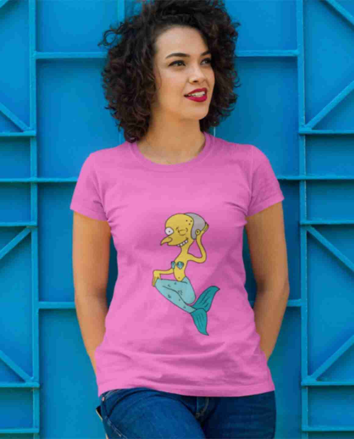 Футболка №10 • Містер Бьорнс • The Simpsons, рожеваФото №1
