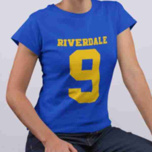 Футболка №7 • Bulldogs №9 • Рівердейл, синя