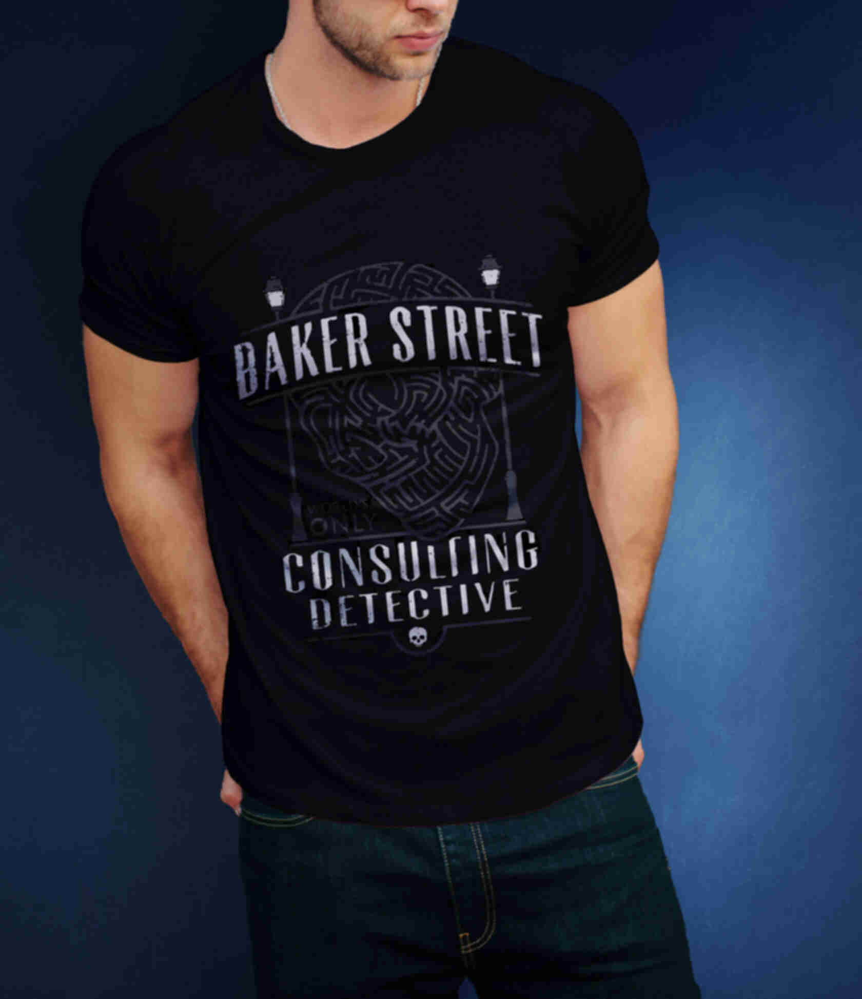 Футболка №1 • Baker Street • Одяг за серіалом Шерлок • Мерч • Sherlock
