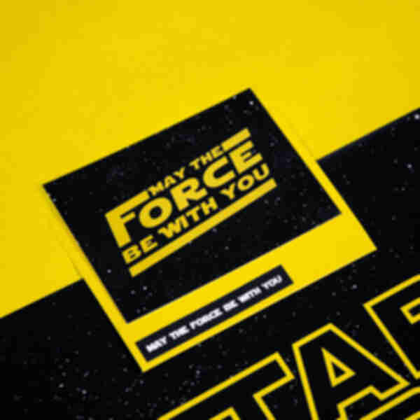 Листівка May the force be with you • Зоряні Війни ⦁ Сувеніри ⦁ Подарунок фанату Star Wars