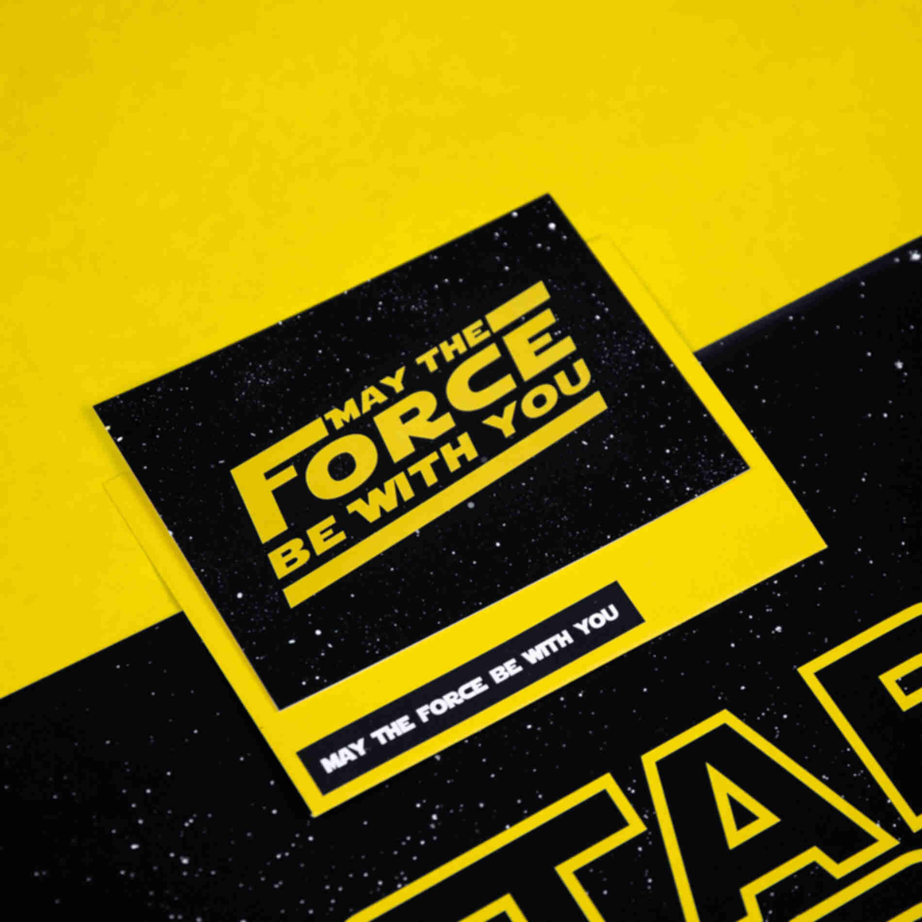 Листівка May the force be with you • Зоряні Війни ⦁ Сувеніри ⦁ Подарунок фанату Star WarsФото №8