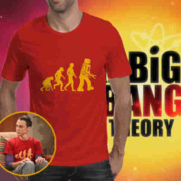 Футболка №6 • Еволюція • Теорія великого вибуху • The Big Bang Theory
