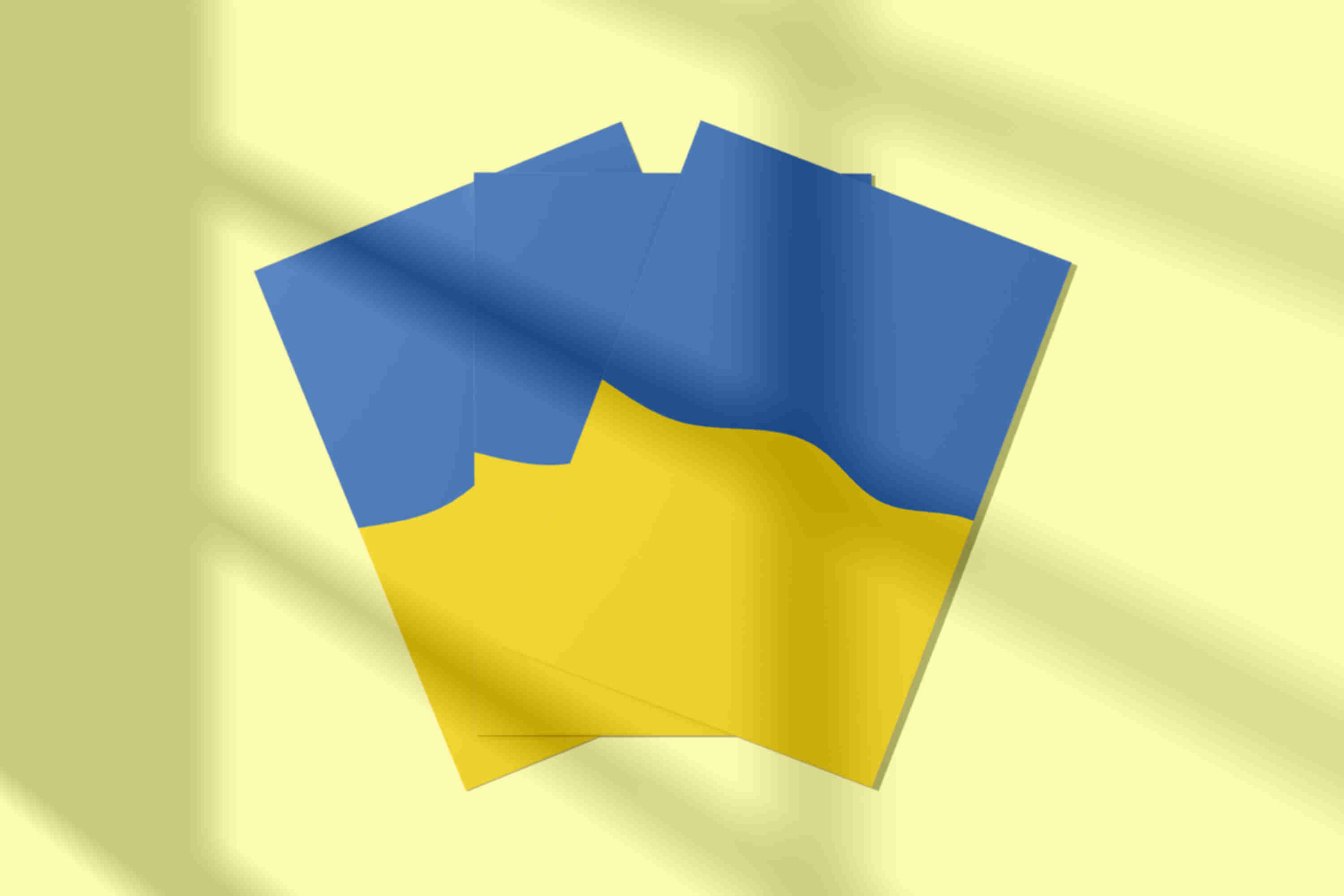 Листівка / постер «Прапор України» • Символи України • Патріотичні сувеніри Ukraine