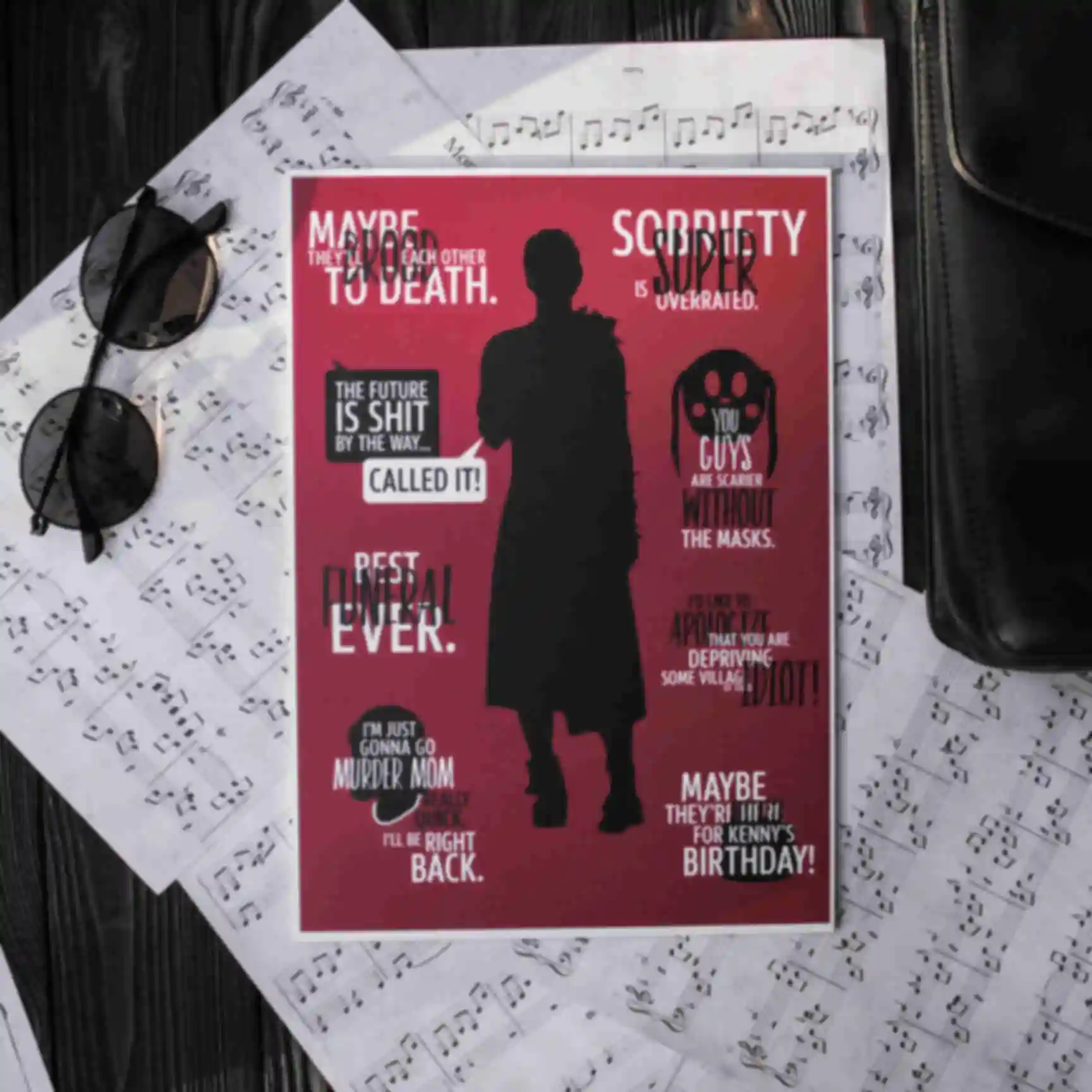 Постер №1 З цитатами з серіалу • Академія Амбрелла • Плакат • The Umbrella AcademyФото №1