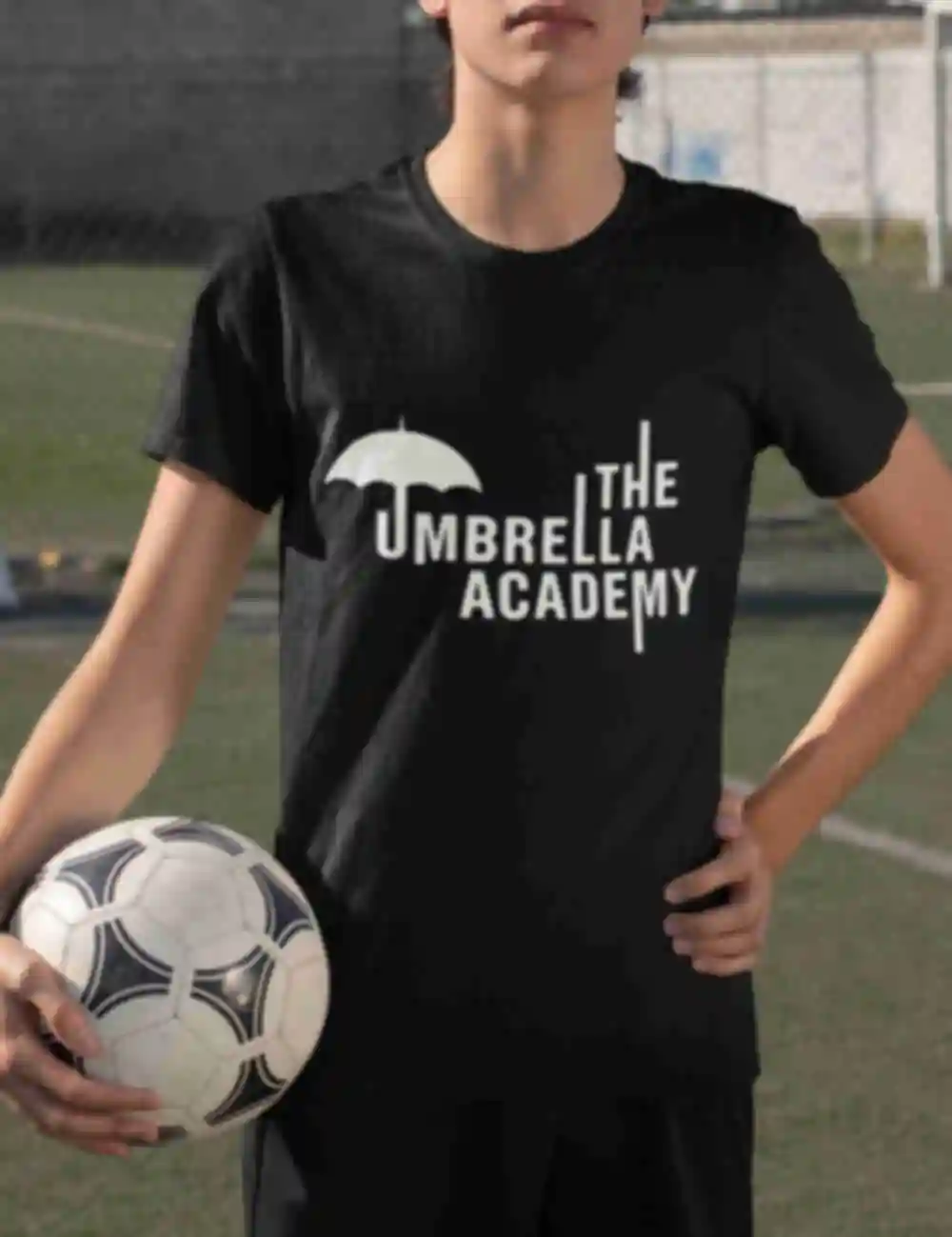 Футболка №11 • Логотип  • Академія Амбрелла, чорнаФото №20