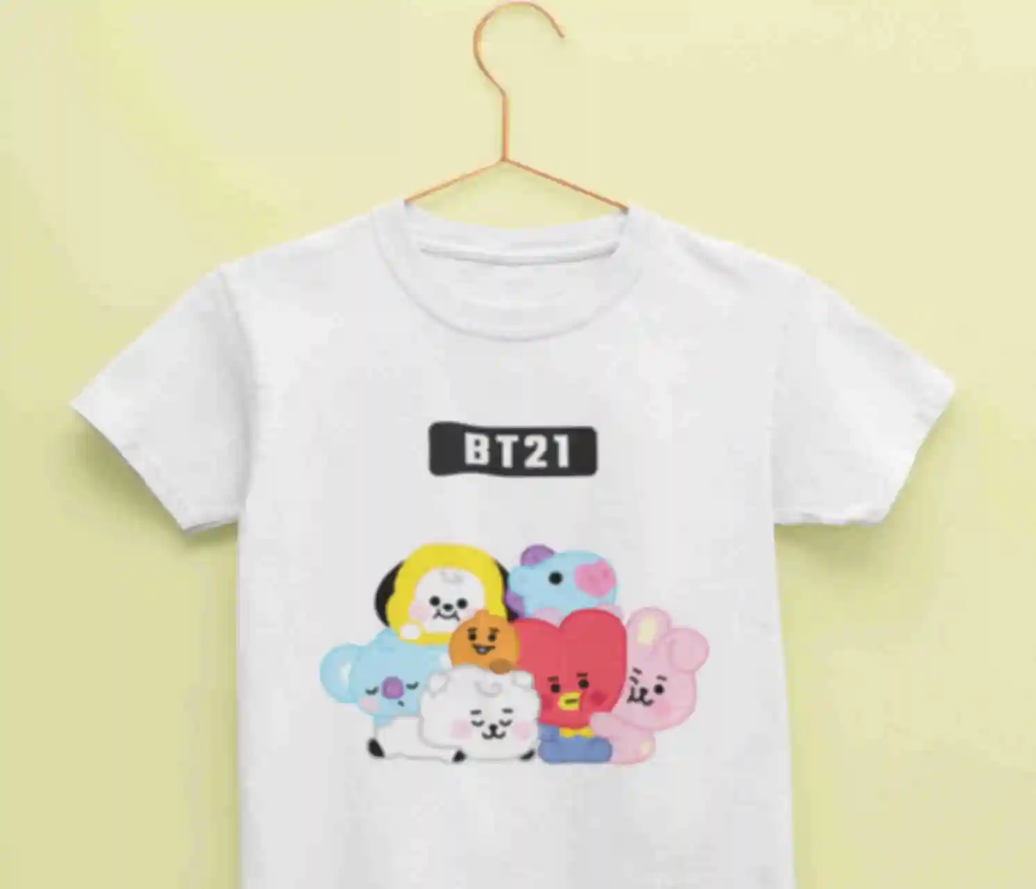 Футболка №11 • BT21 • БТС ⦁ Мерч ⦁ Одежда для фанатов K-POP и корейской группы BTS. Фото №1