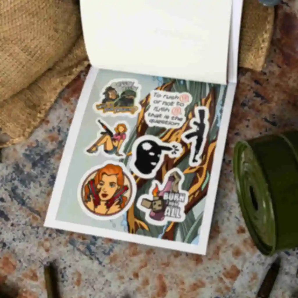 Стикерпак Counter-Strike ⦁ Набор наклеек ⦁ Сувениры ⦁ Подарок фанату Контр-Страйк. Фото №5