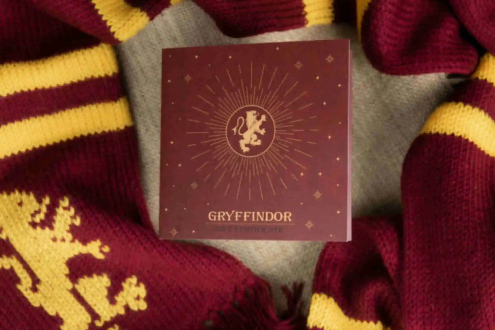 Подарунковий сертифікат за факультетом Ґрифіндор ⚡ Гаррі Поттер ⚡️ Harry Potter