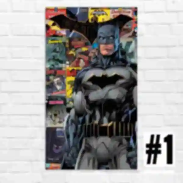 Постер №1 Бэтмен • Подарок в стиле супергероя Batman • DC