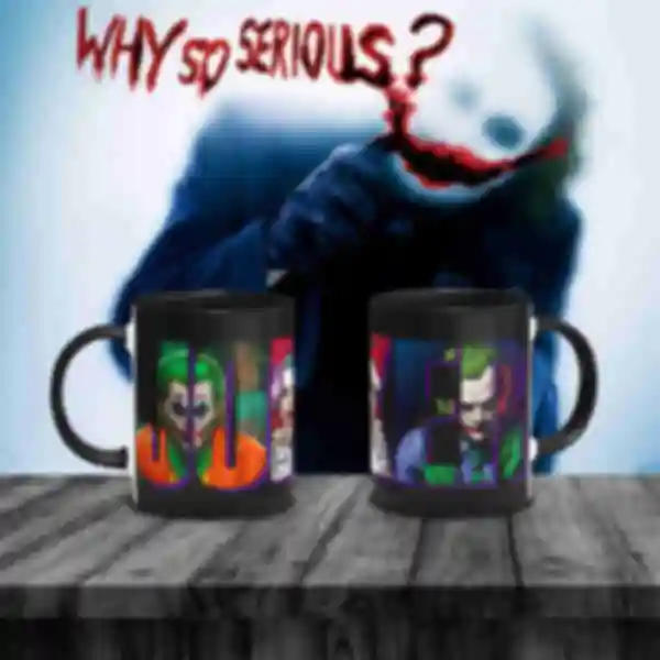 Чашка Джокеры • Joker • Кружка в стиле вселенной DC • Сувениры • Подарки ДС АРХИВ