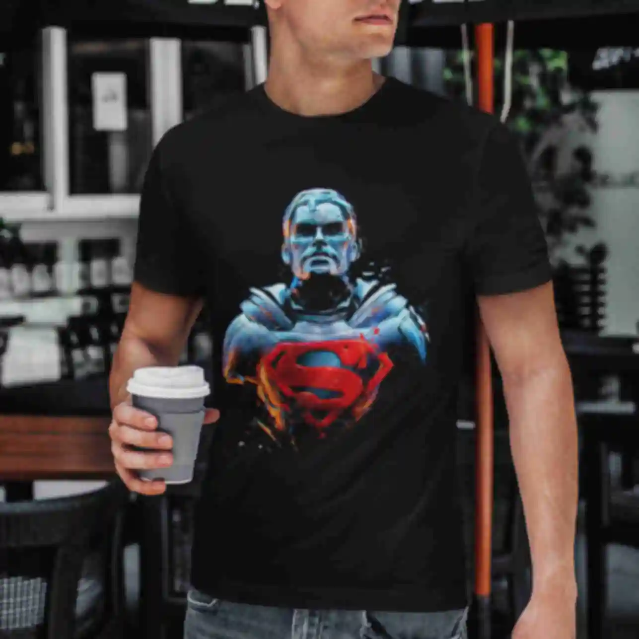 Футболка №17 • Людина зі сталі • Superman • Мерч • Одяг з супергероями в стилі DCФото №30