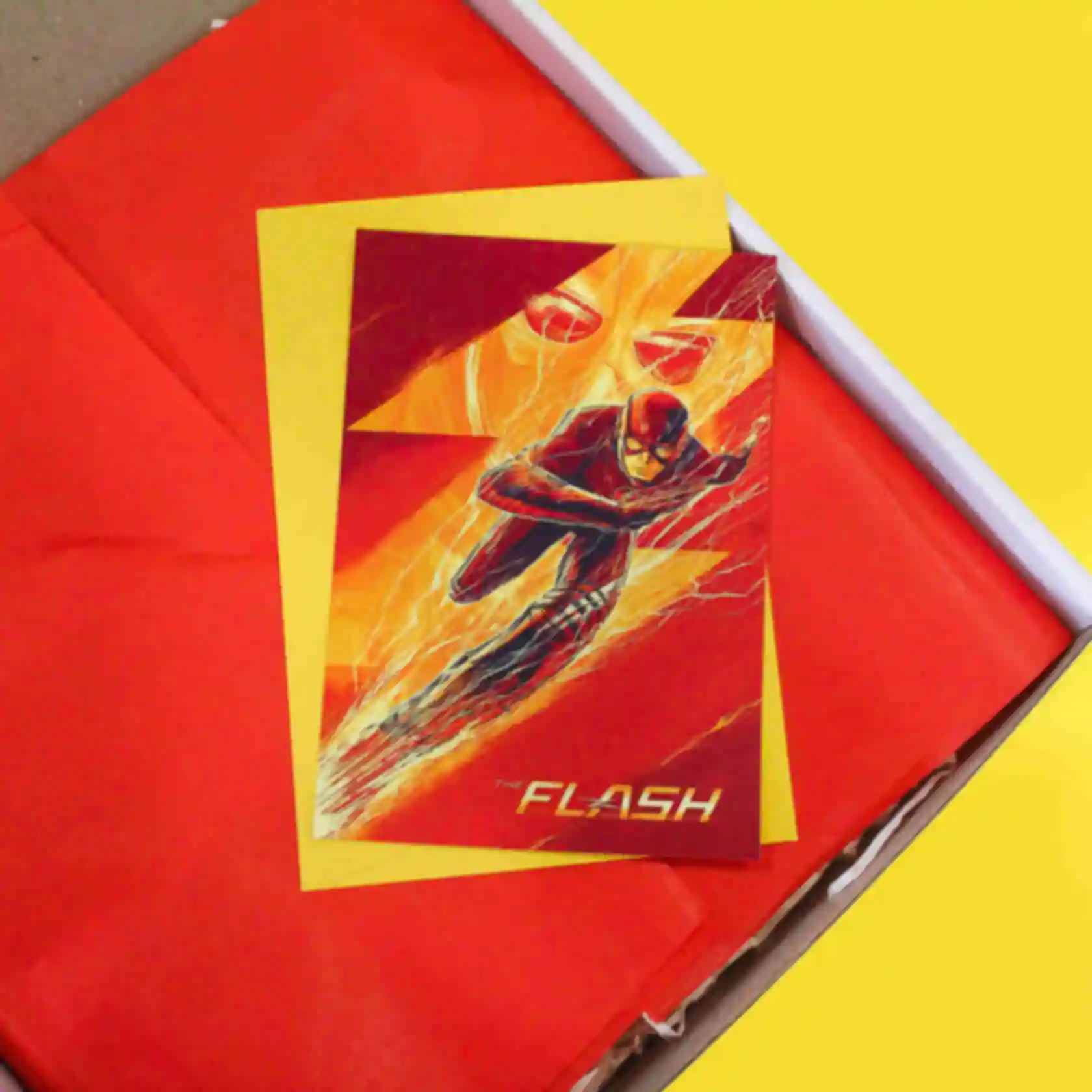 Листівка Флеш ⦁ Сувеніри по всесвіту DC ⦁ Подарунок фанату коміксів та супергероївФото №12