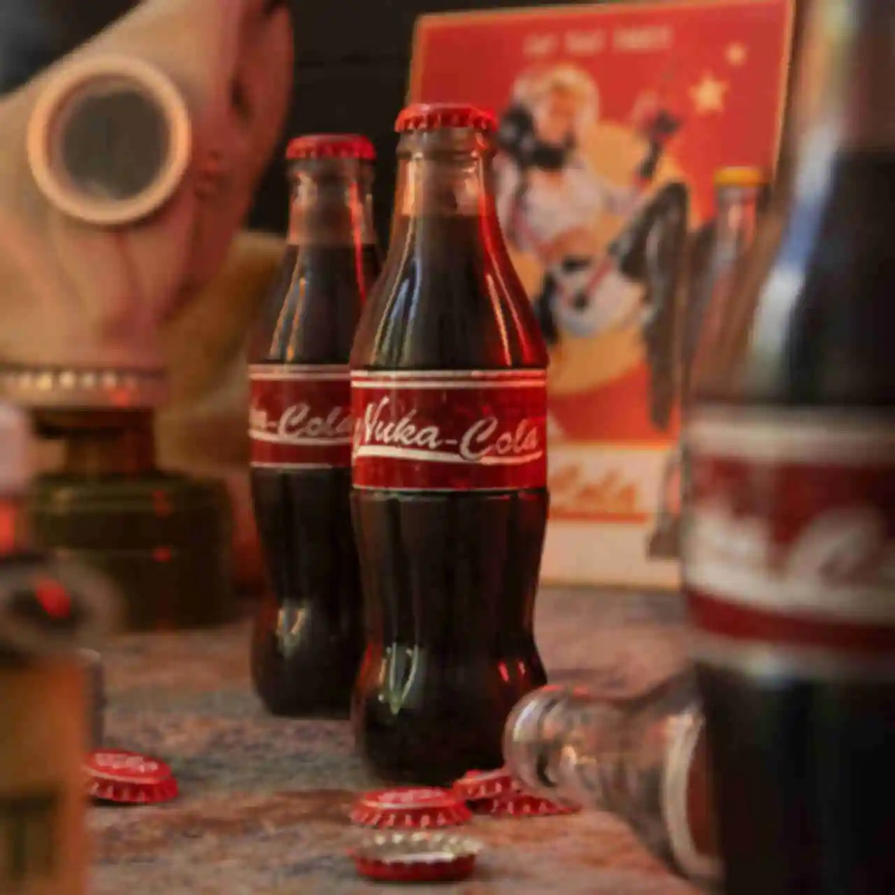 Бутылочка Nuka-Cola • Ядер-кола для фаната Фоллаут • Напитки по игре Fallout • Сувениры на подарок геймеру. Фото №1
