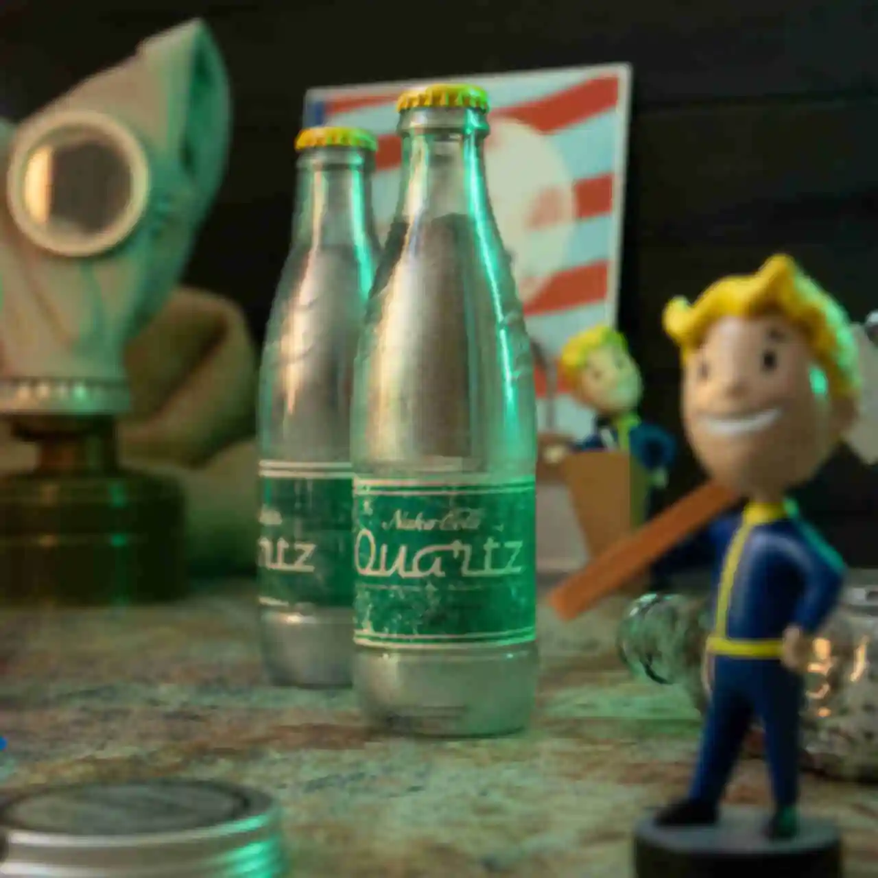 Бутылочка Quartz • Кварцевая ядер-кола для фаната Фоллаут • Напитки по игре Fallout • Сувениры на подарок геймеру. Фото №19