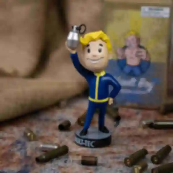 Фигурка Vault Boy • Explosion • Подарки для фаната игры Fallout • Сувениры по Фаллауту 