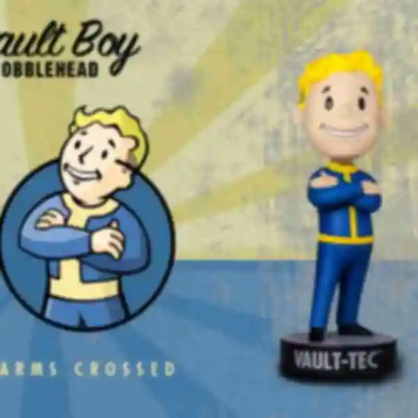 Фигурка Vault Boy • Arms Crossed • Подарки для фаната игры Fallout • Сувениры по Фоллауту