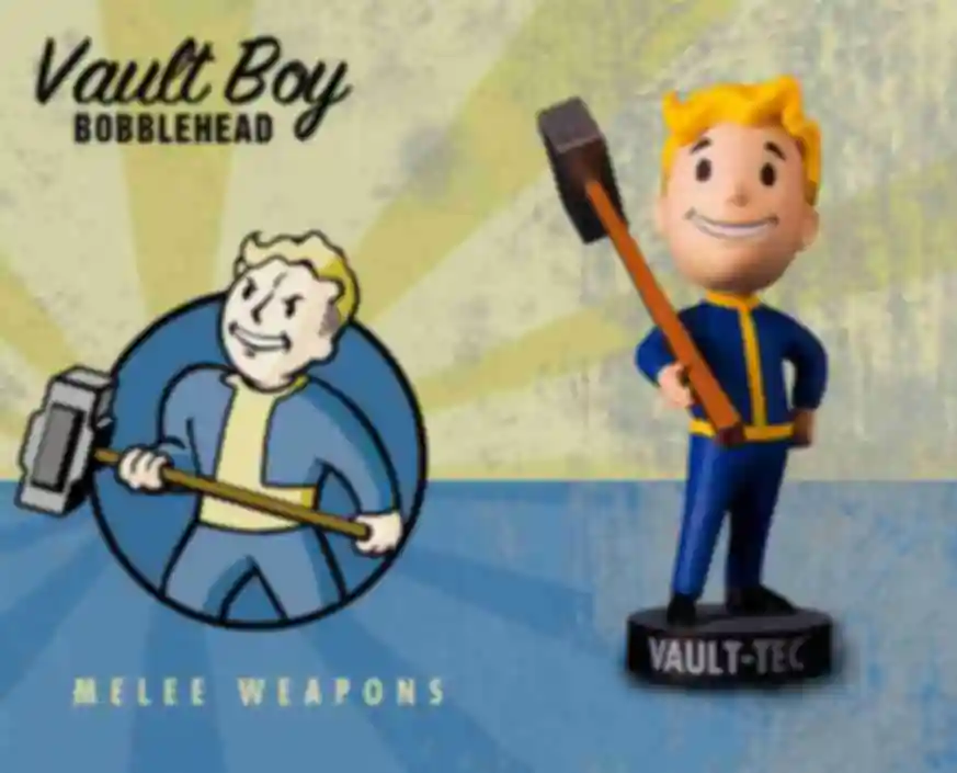 Фигурка Vault Boy • Melee Weapons • Подарки для фаната игры Fallout • Сувениры по Фаллауту . Фото №88