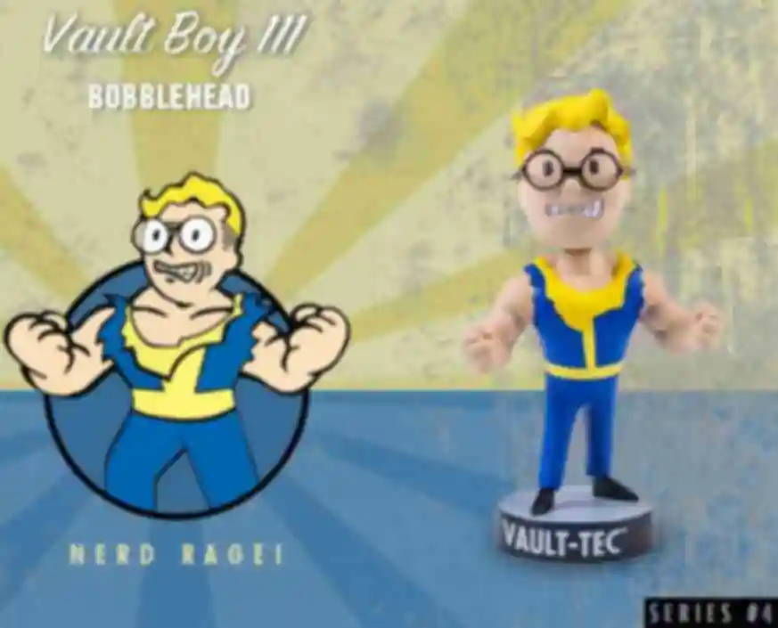 Фігурка Vault Boy • Nerd Rage • Подарунки для фаната гри Fallout • Сувеніри з ФаллаутуФото №18
