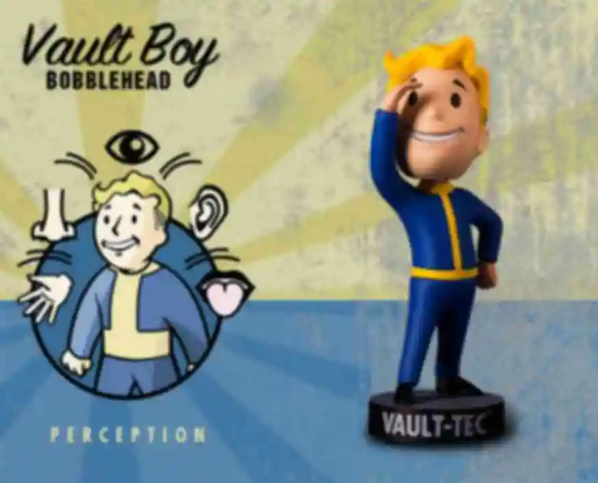 Фигурка Vault Boy • Perception • Подарки для фаната игры Fallout • Сувениры по Фаллауту . Фото №15