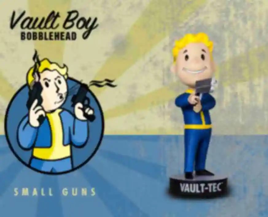 Фигурка Vault Boy • Small Guns • Подарки для фаната игры Fallout • Сувениры по Фаллауту . Фото №88