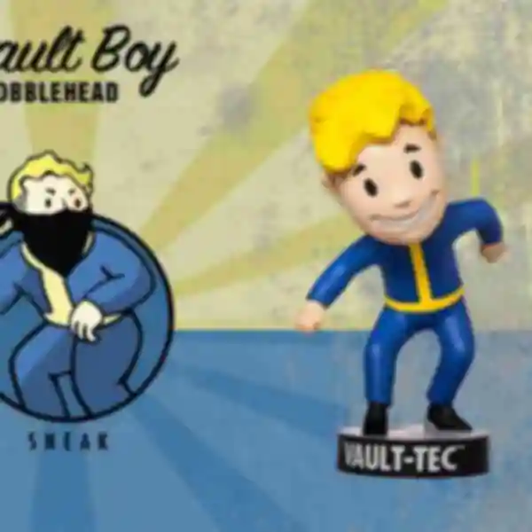 Фигурка Vault Boy • Sneak • Подарки для фаната игры Fallout • Сувениры по Фаллауту 