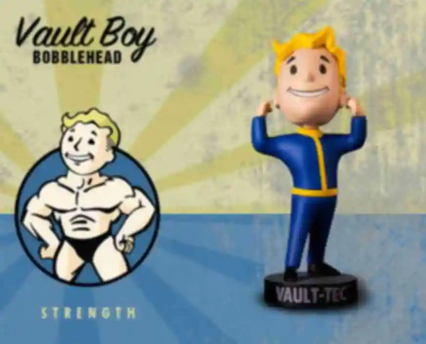 Фигурка Vault Boy • Strength • Подарки для фаната игры Fallout • Сувениры по Фаллауту . Фото №90