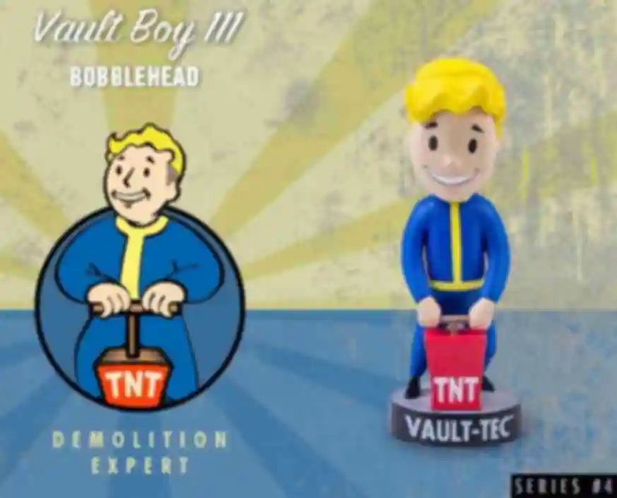 Фигурка Vault Boy • Demolition Expert • Подарки для фаната игры Fallout • Сувениры по Фаллауту . Фото №95