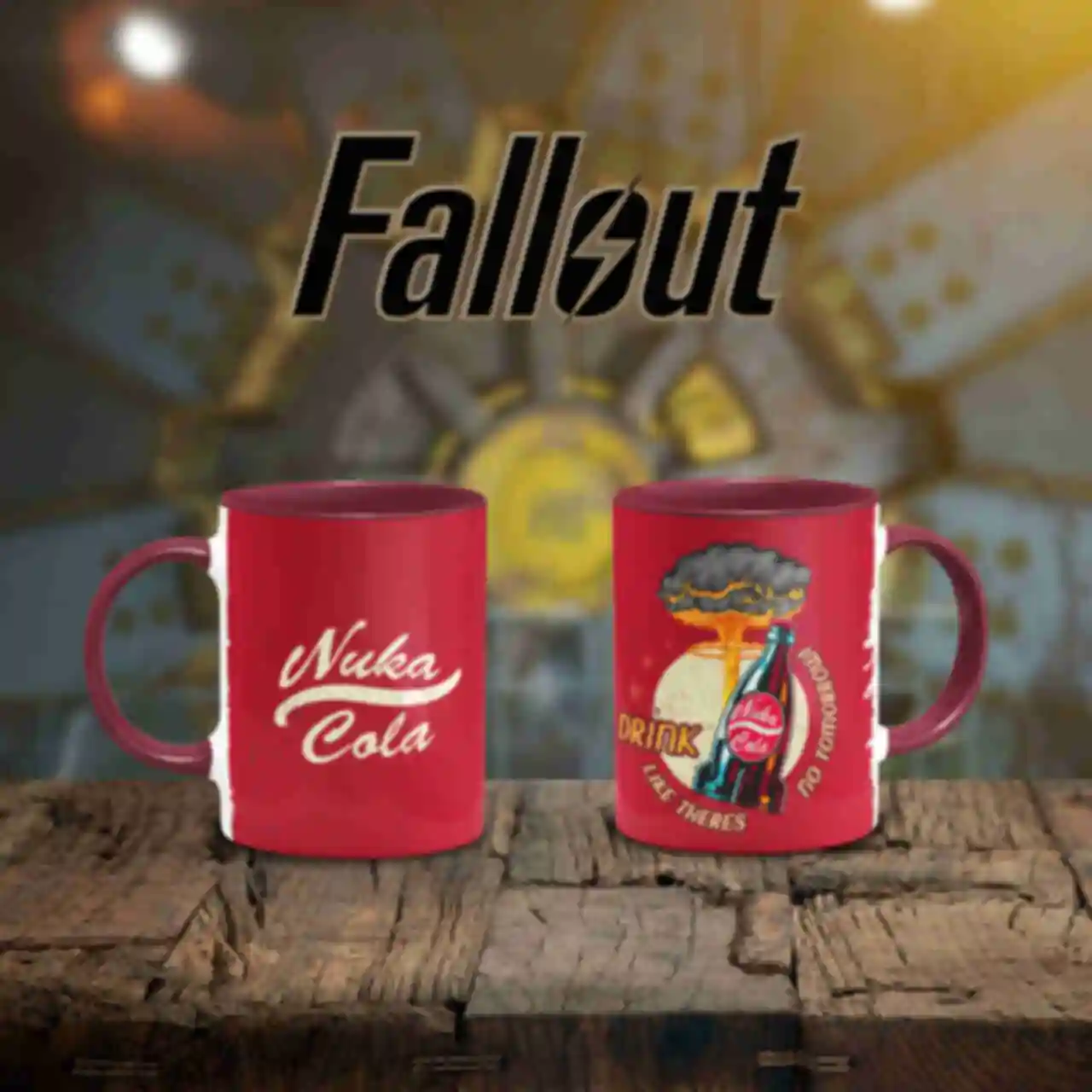 Чашка • Nuka Cola 2.0 • Фолаут • Горнятко Fallout • Подарунок для геймераФото №54