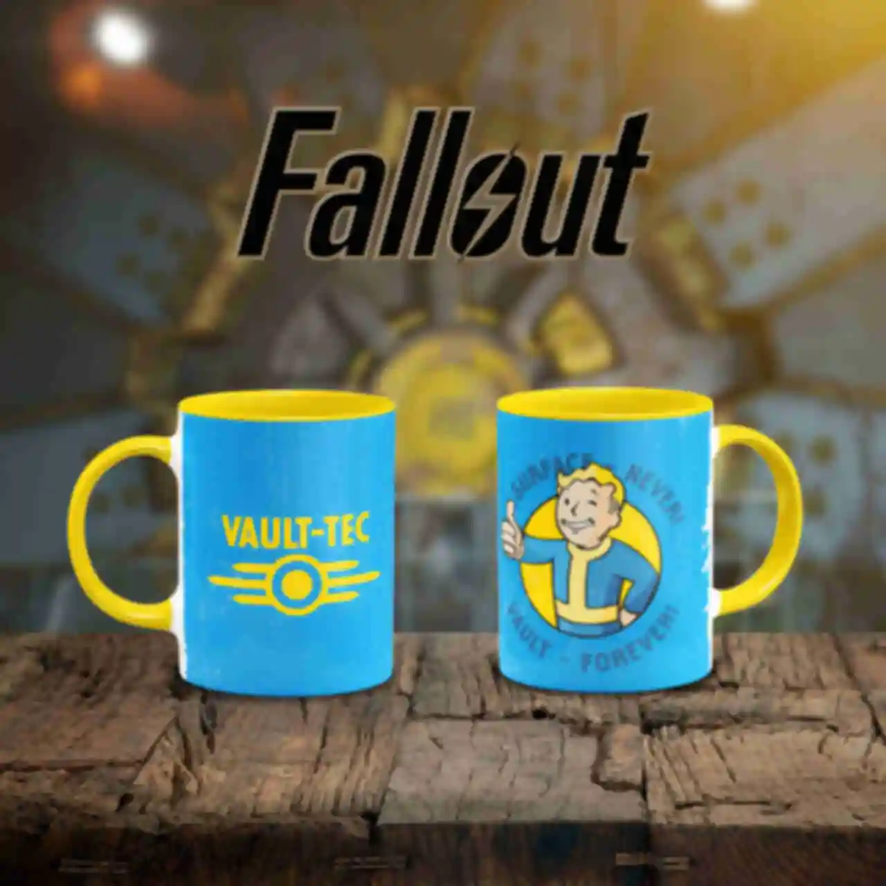 Чашка • Vault Boy 2.0 • Фаллаут • Кружка Fallout • Подарок для геймера. Фото №6