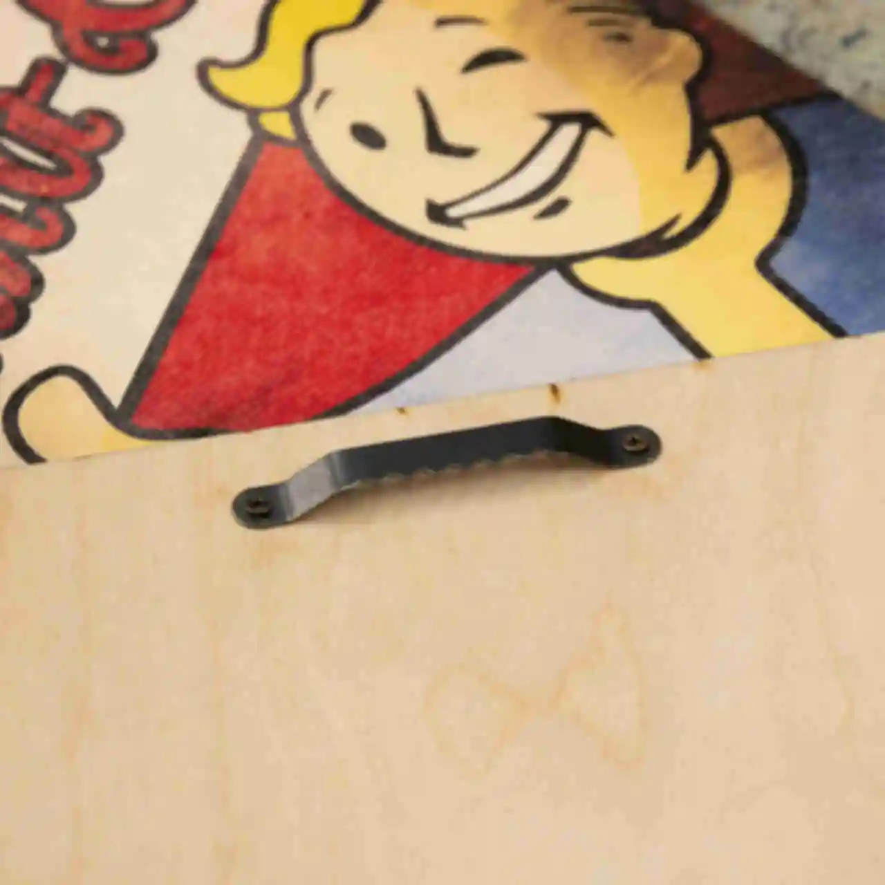 Деревянный постер Фоллаут • Vault Boy • Плакат Fallout • Подарок для геймера. Фото №1