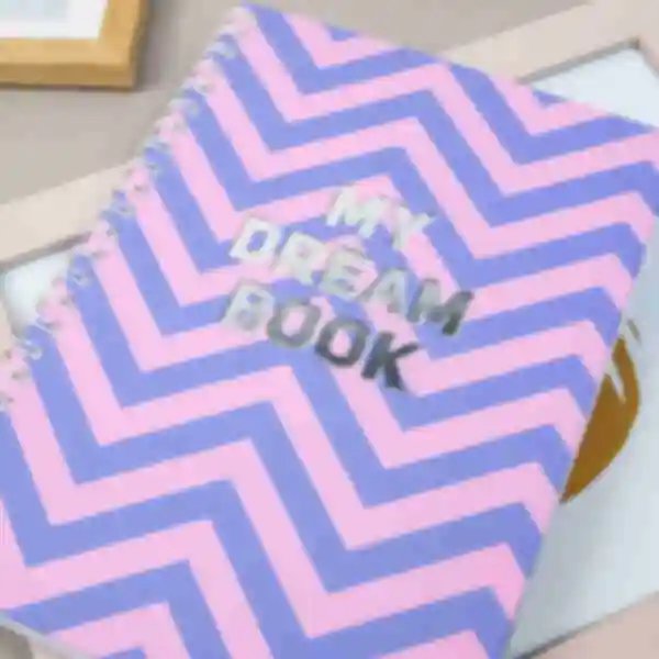 Стильный скетчбук «My dream book» ⦁ Блокнот для записей ⦁ Подарок девушке, подруге, коллеге