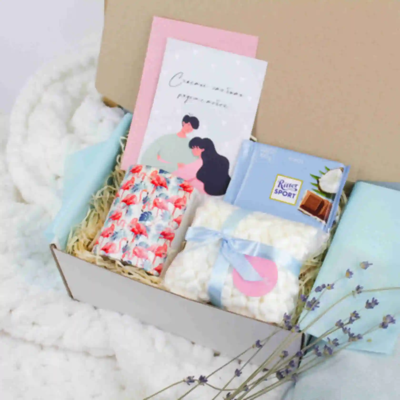 АРХИВ Flamingo box ❤ mini ⦁ Подарок девушке, подруге, сестре