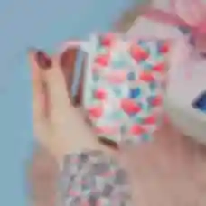Чашка с фламинго ⦁ Милая дизайнерская кружка с принтом ⦁ Подарок для девушки, подруги
