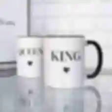 Чашка «King» • Подарок настоящему мужчине  • Стильный сувенир любимому мужу, парню