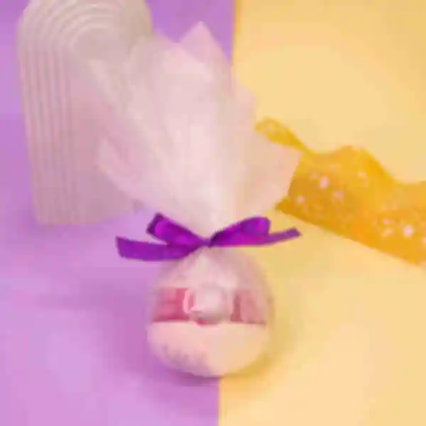 Бомбочка для ванны с маслом миндаля «Dark Angel» ⦁ Уходовая спа-косметика ⦁ Подарок женщине или девушке на 8 марта или День Рождения