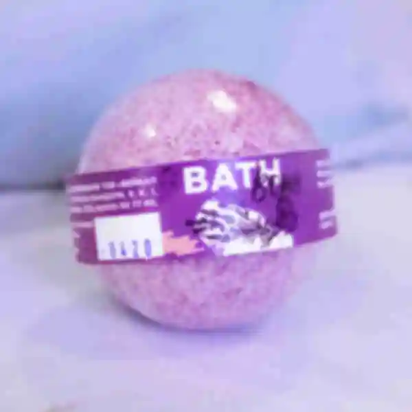 Бомбочка для ванни «Lavender» ⦁ SPA-процедура вдома. Доглядова косметика для жінок АРХІВ