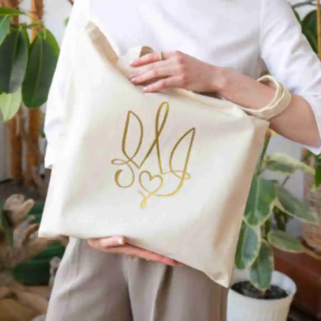 Шоппер «Герб» • Патріотична дизайнерська еко-сумка • Подарунок дівчині на 8 березня