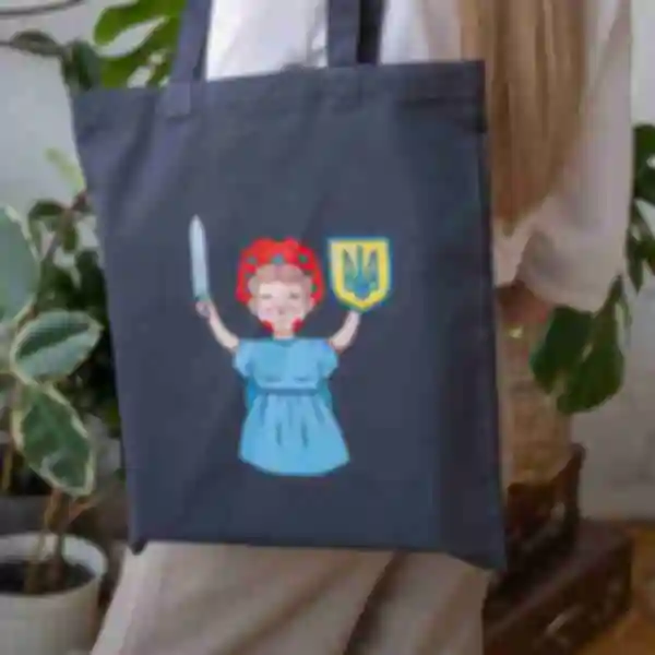Шоппер «Батьківщина-мати» • Патріотична дизайнерська еко-сумка • Подарунок дівчині на 8 березня