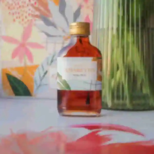 Сироп зі смаком амаретто «Flowers» ⦁ Солодкі додатки до напоїв ⦁ Стильні сувеніри для подарунка жінці