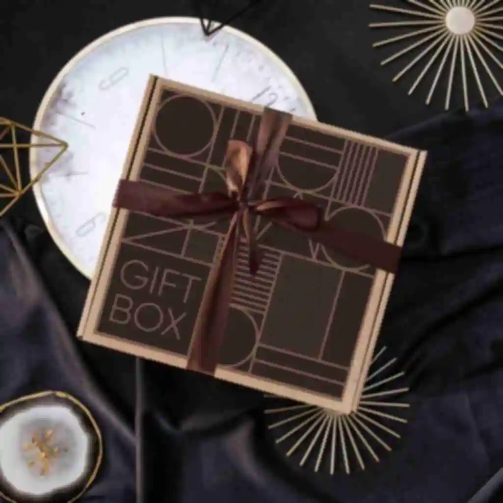 Коробка 'Gift box' Black gold. Фото №11