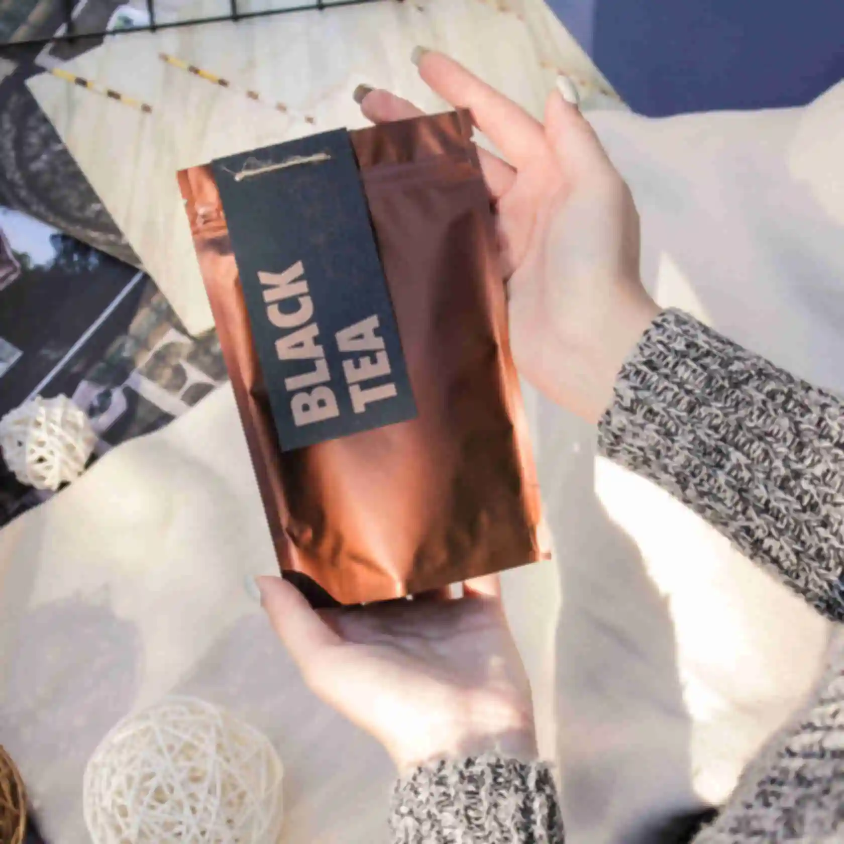 Чорний листовий чай «Wild» ⦁ Сувеніри та солодощі ⦁ Універсальний подарунок для чоловіка чи жінкиФото №2