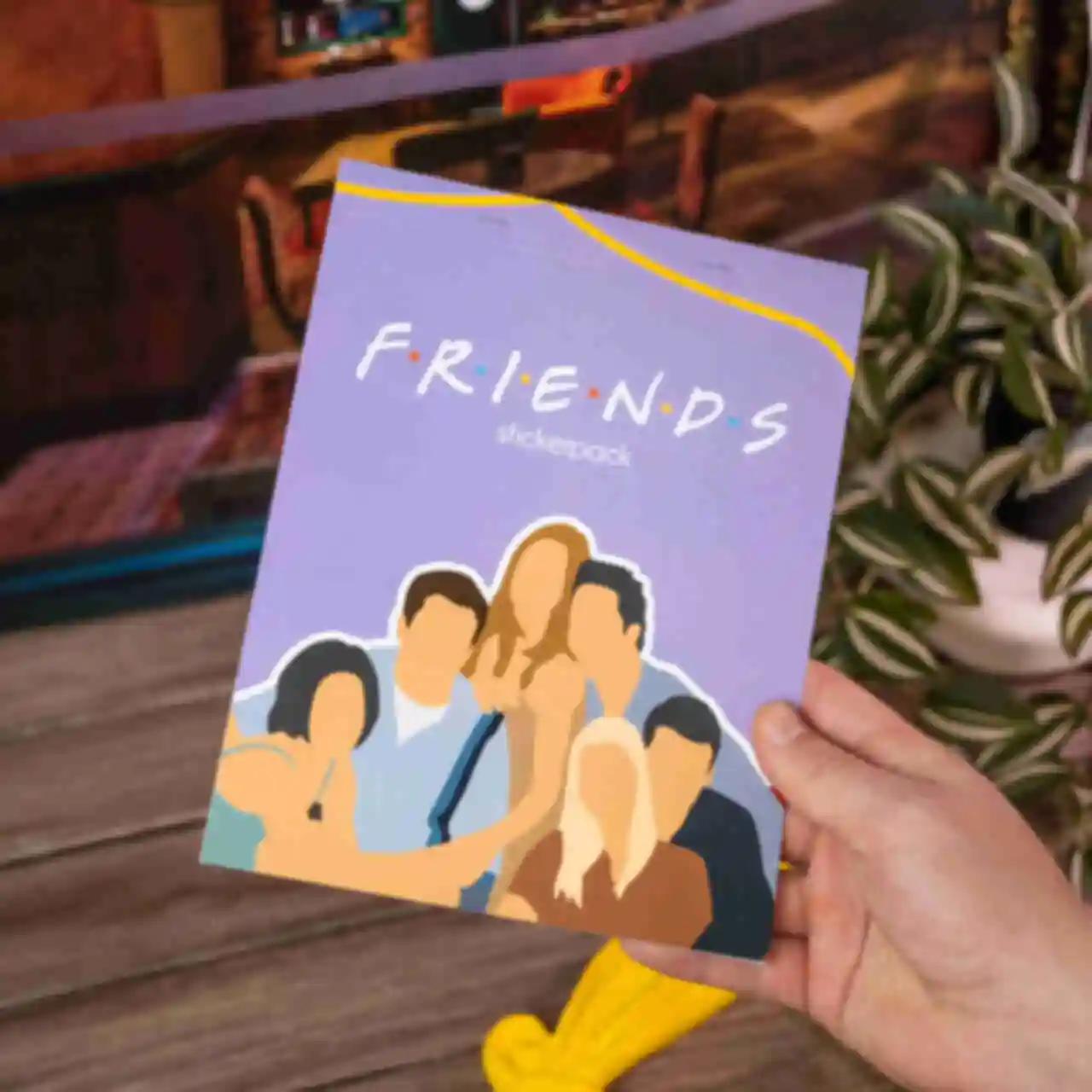 Стикерпак • Набор наклеек Друзья • Сувениры • Подарок фанату сериала Friends. Фото №6