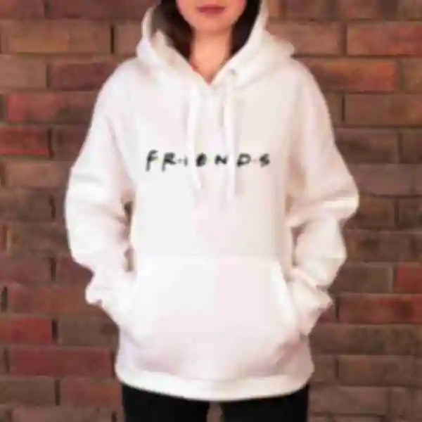 Худи №5 • Friends • Одежда с принтом по сериалу Друзья • Подарок фанату Friends