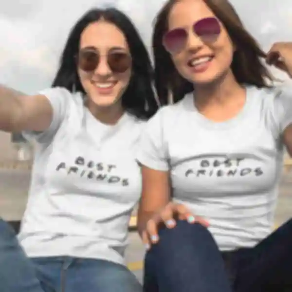 Парні футболки • Best Friends • Одяг Друзі • Подарунок для фаната серіалу Friends