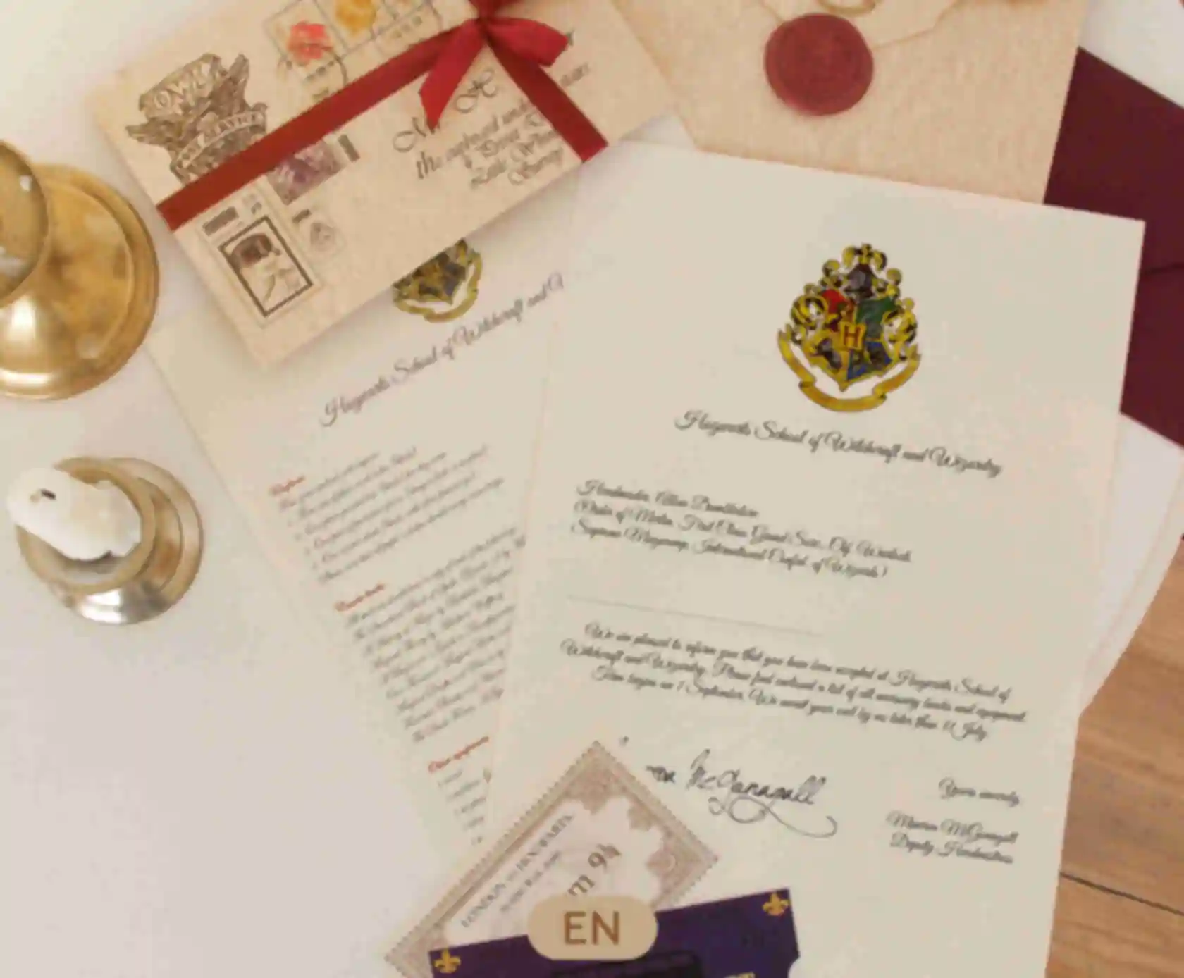 Письмо-приглашение в Хогвартс ⚡️ Почтовый комплект ⚡️ Гарри Поттер ⚡️ Harry Potter. Фото №1