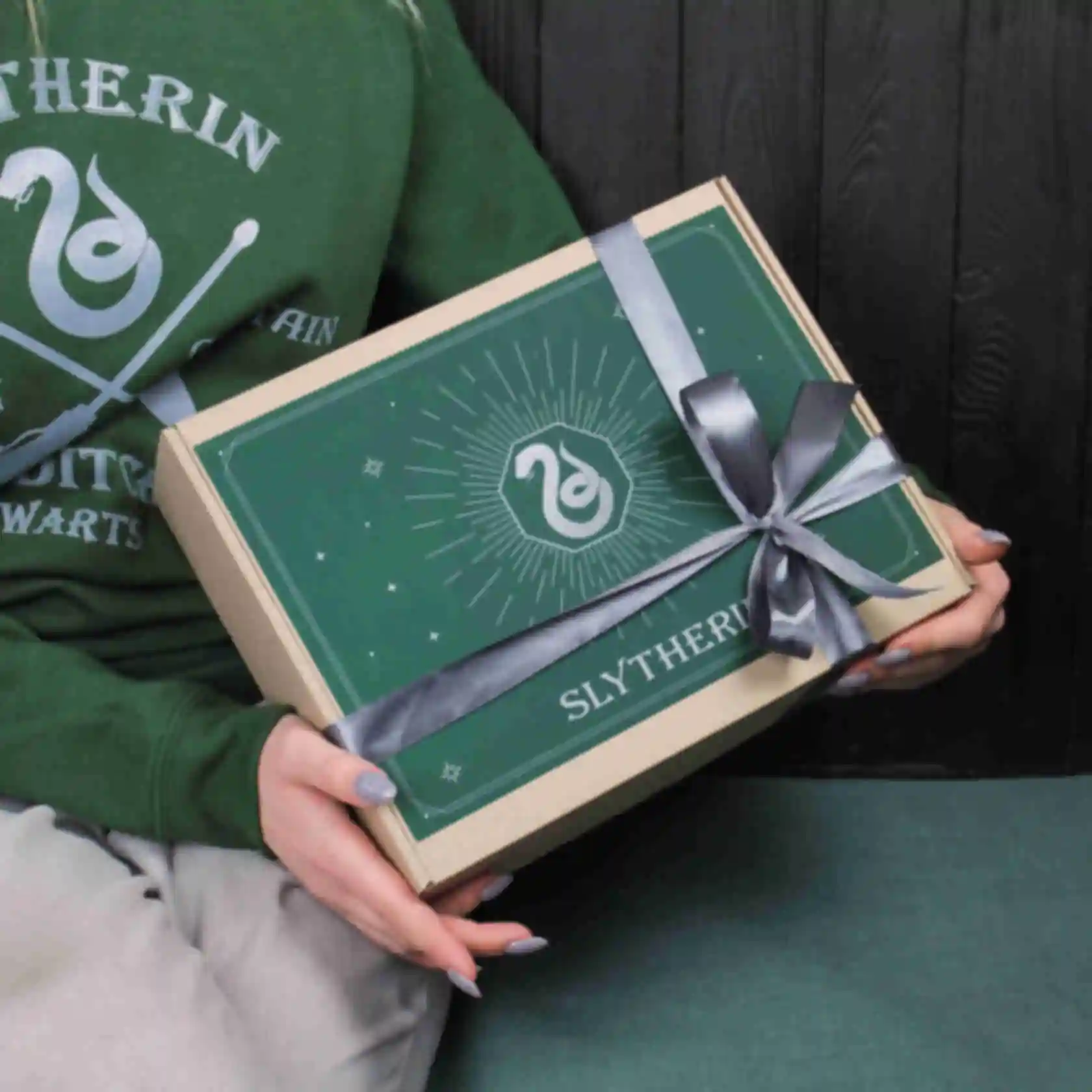Подарочная коробка Slytherin ⚡️ Гарри Поттер medium. Фото №36