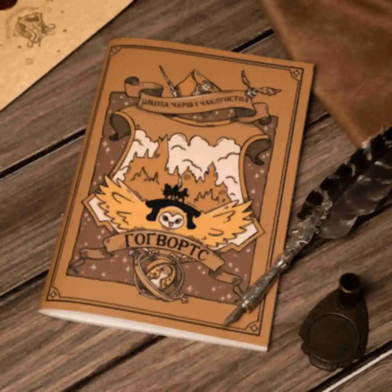 Тетрадь Хогвартс ⚡️ Hogwarts Copybook ⚡️ Блокнот Гарри Поттер ⚡️ Harry Potter